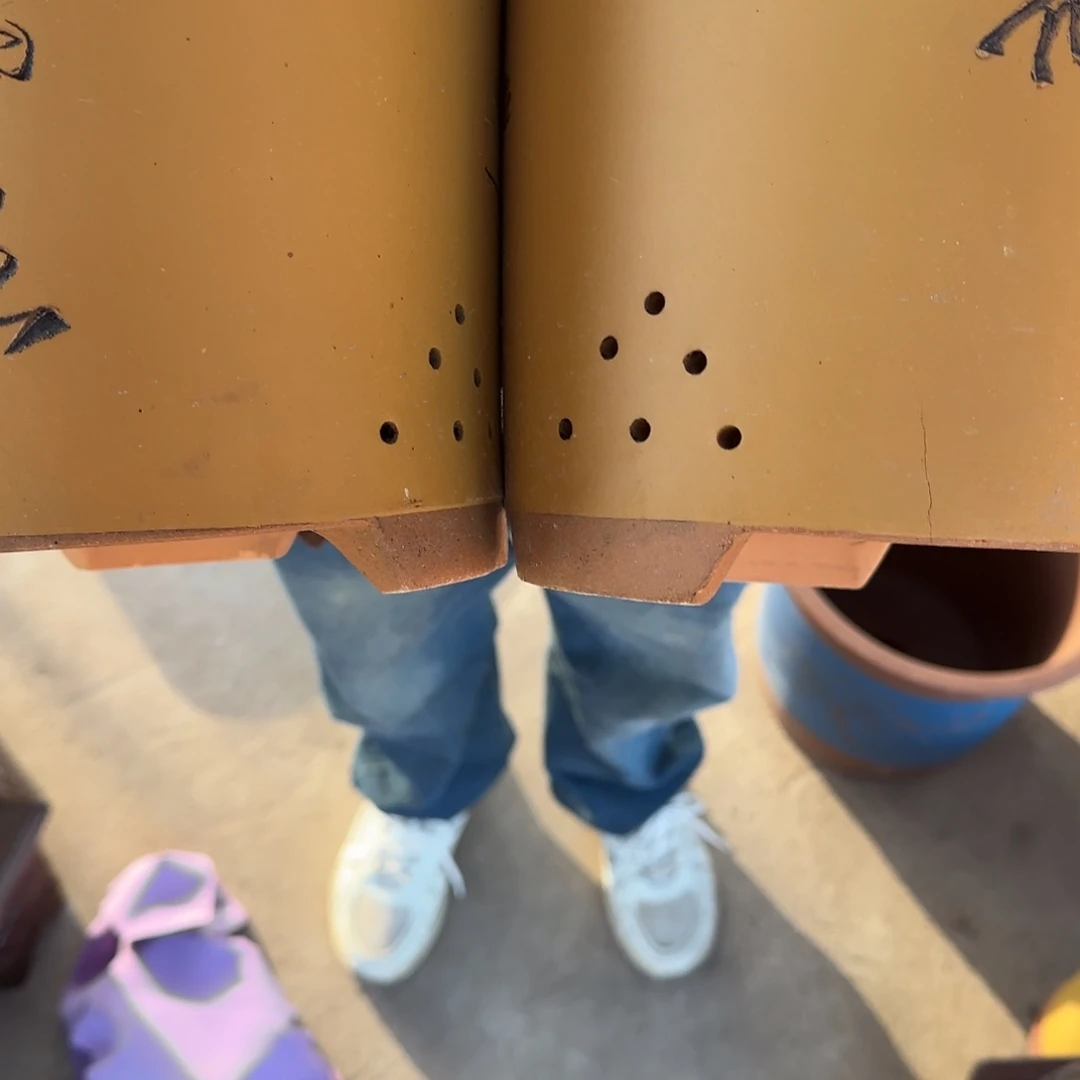 紫砂花盆口径14.18口径