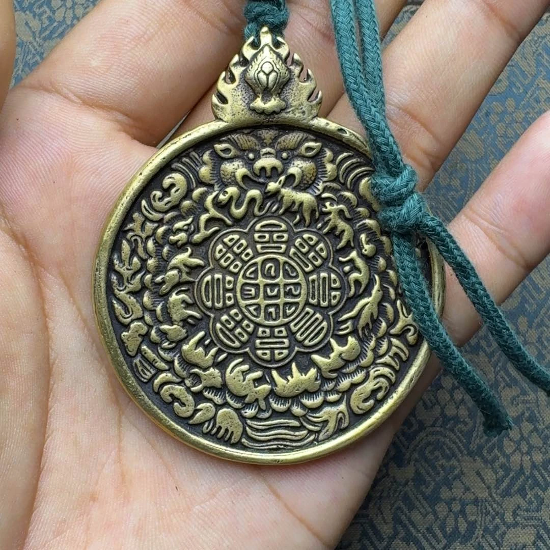 玻璃颈饰藏式风格琉璃九宫格