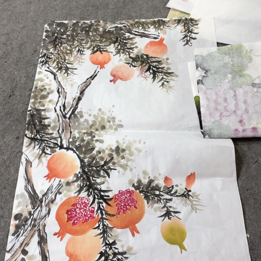 国画国画作者画心一张