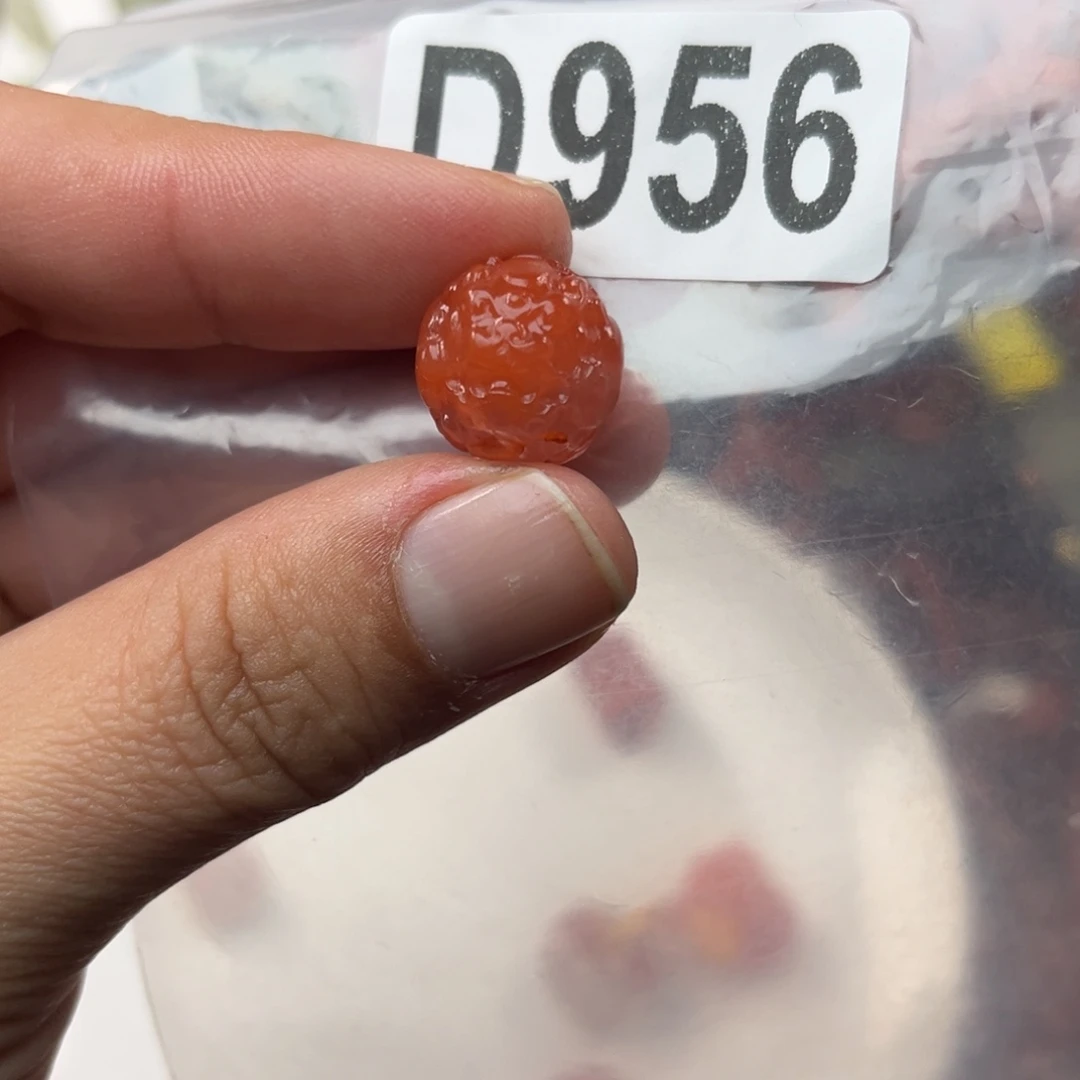 南红玛瑙未镶嵌珠宝奇石14.5mm