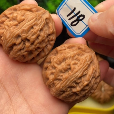 文玩核桃吊坠红锦鲤41