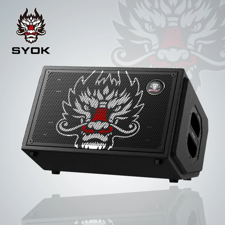 SYOK神龙音响S8路演直播乐器声卡音响鼓机大功率户外音响