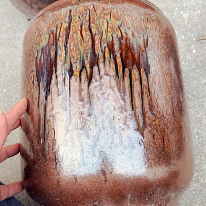 紫砂花盆高约30口约22