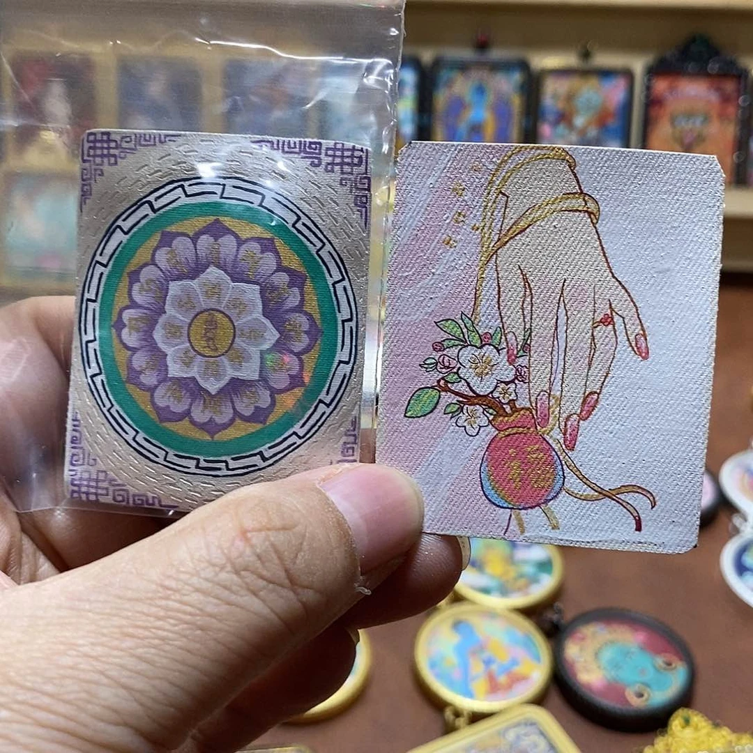 装裱画纯手绘唐卡卡心