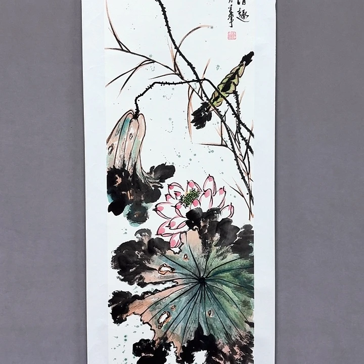 国画亲笔手绘放心去藏