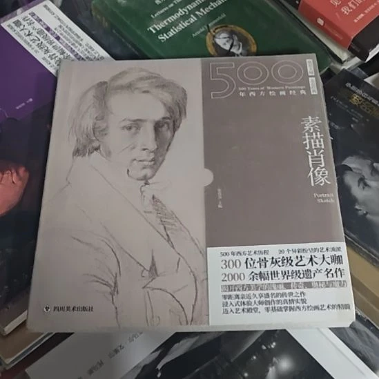 500年西方绘画经典。素描肖像。