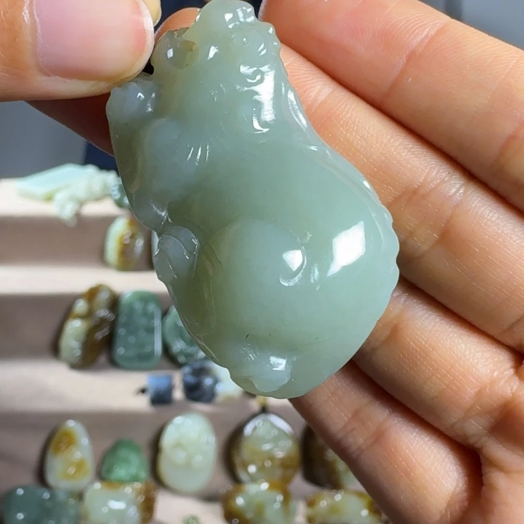 和田玉（糖玉）颈饰未镶嵌