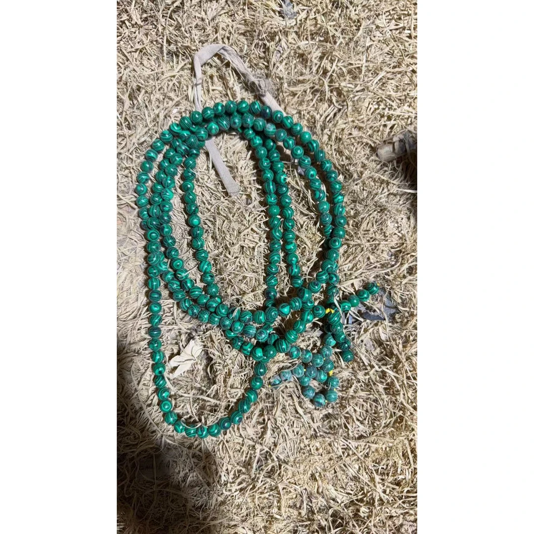 1个绿色小珠子长串摆件链接摆件链接