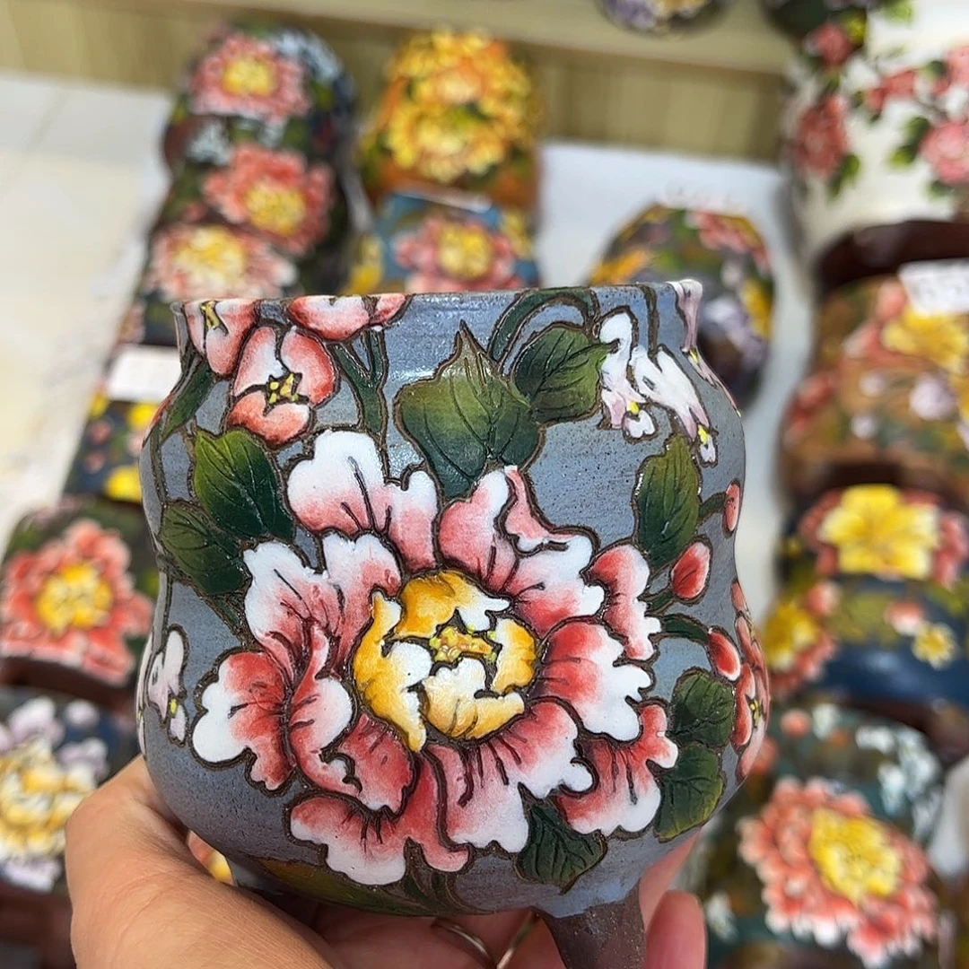 景德镇陶瓷花盆景德镇陶瓷花盆