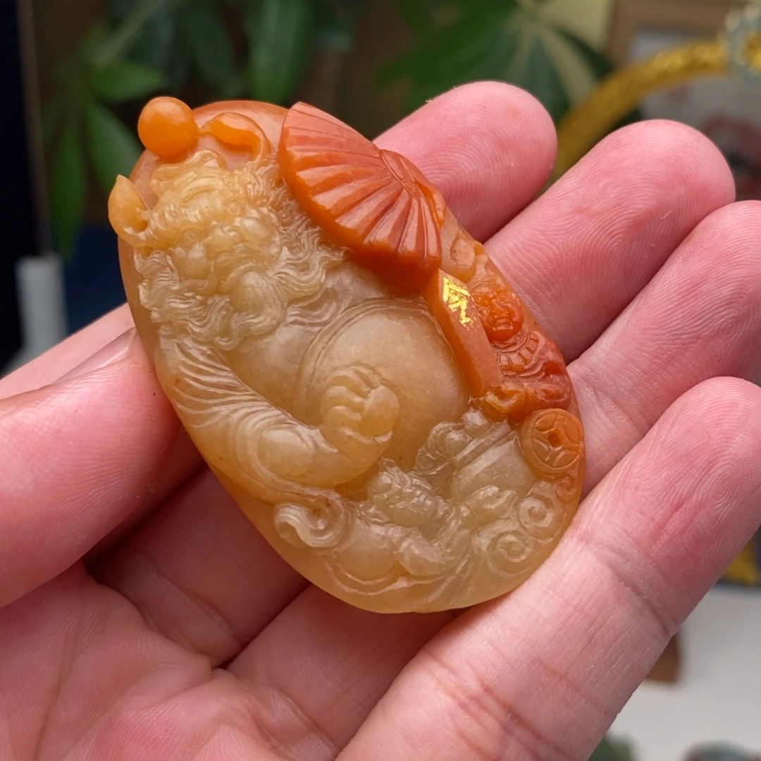 定制翡翠未镶嵌缅甸翡翠天师赐福钟馗