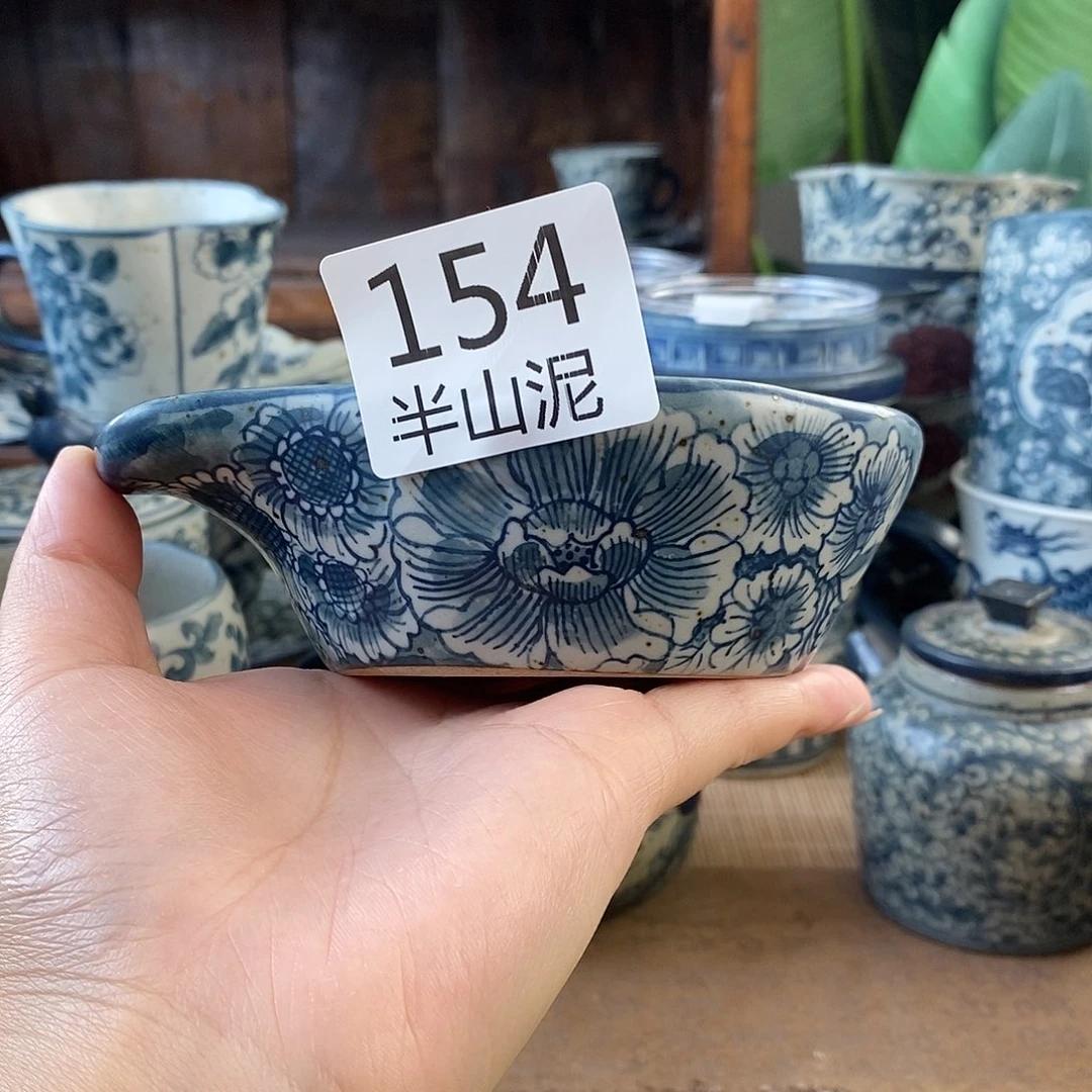 手工手绘青花高温陶瓷