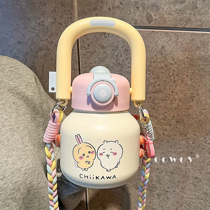 Chii.kawa乌萨奇儿童保温杯大容量保冷水杯女生大肚杯便携保温壶