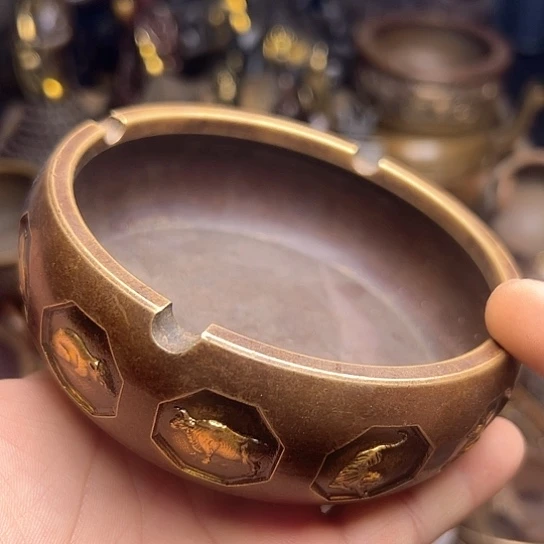 铜制工艺把玩摆件