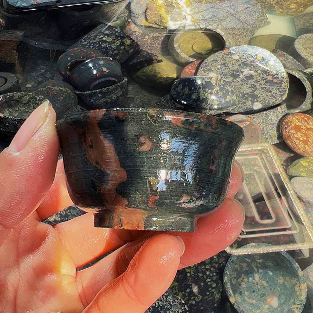 梅花玉鱼缸石茶周边不退不换