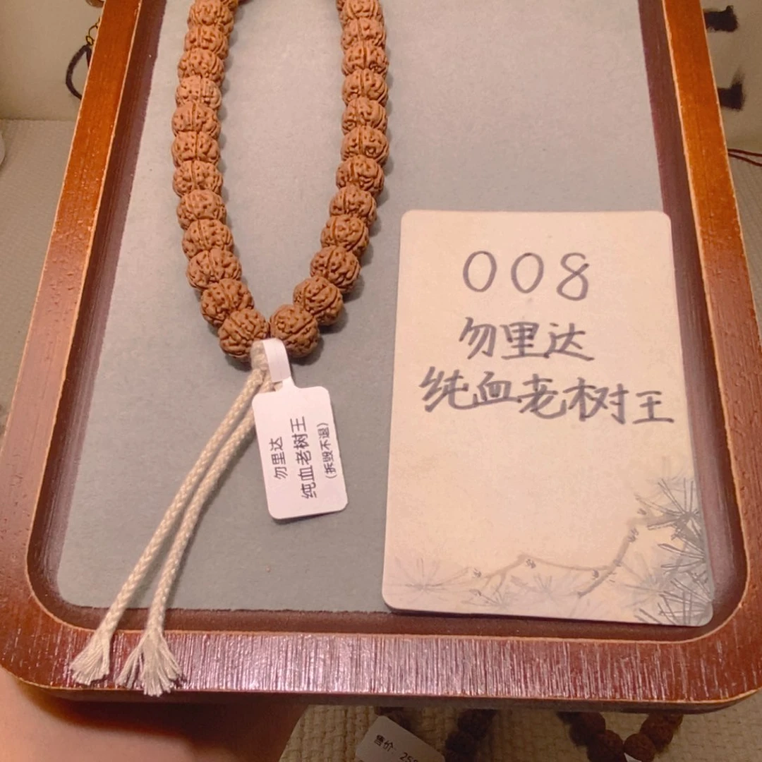 金刚菩提手串008勿里达纯血老树王11.5