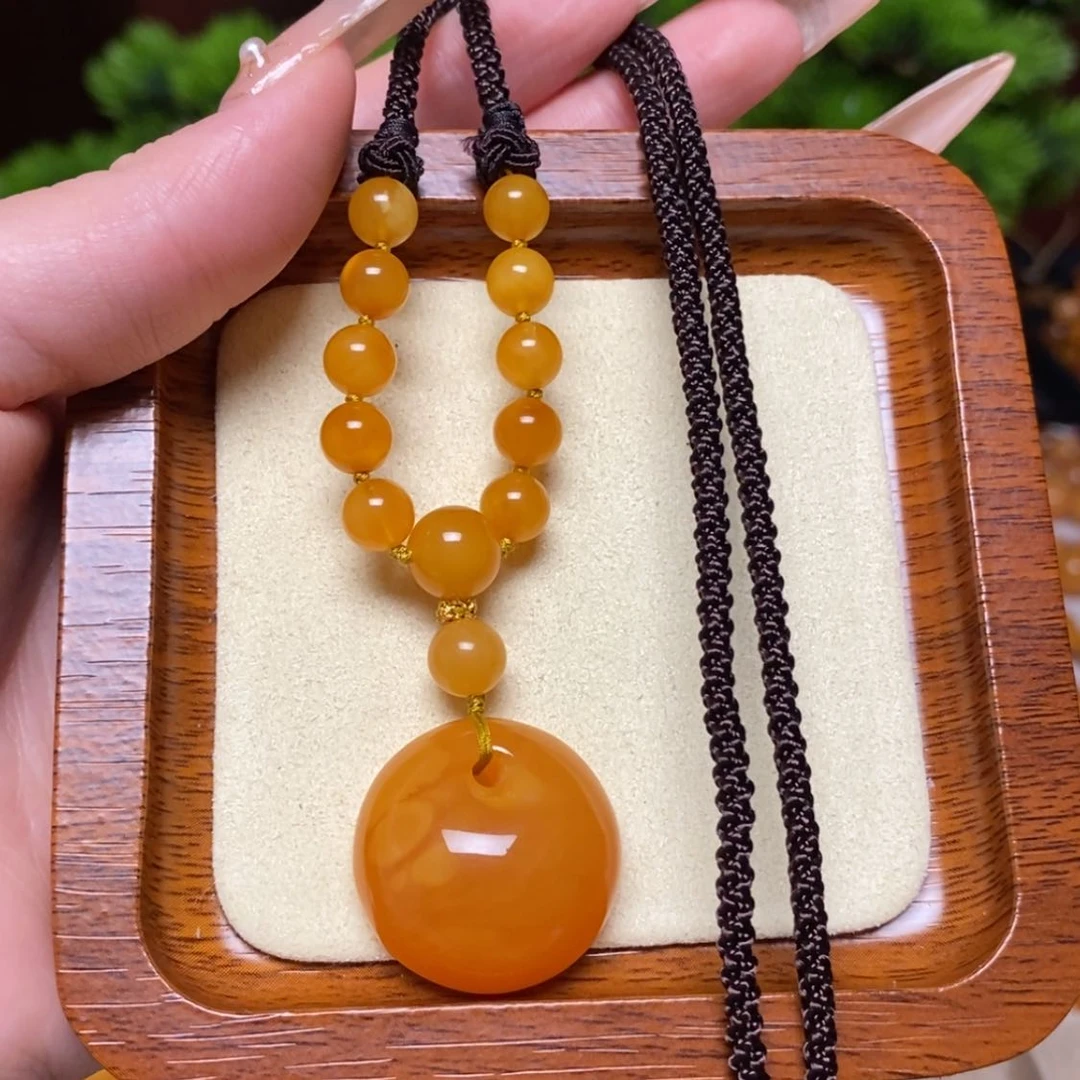 【闪购商品】蜜蜡颈饰未镶嵌项链