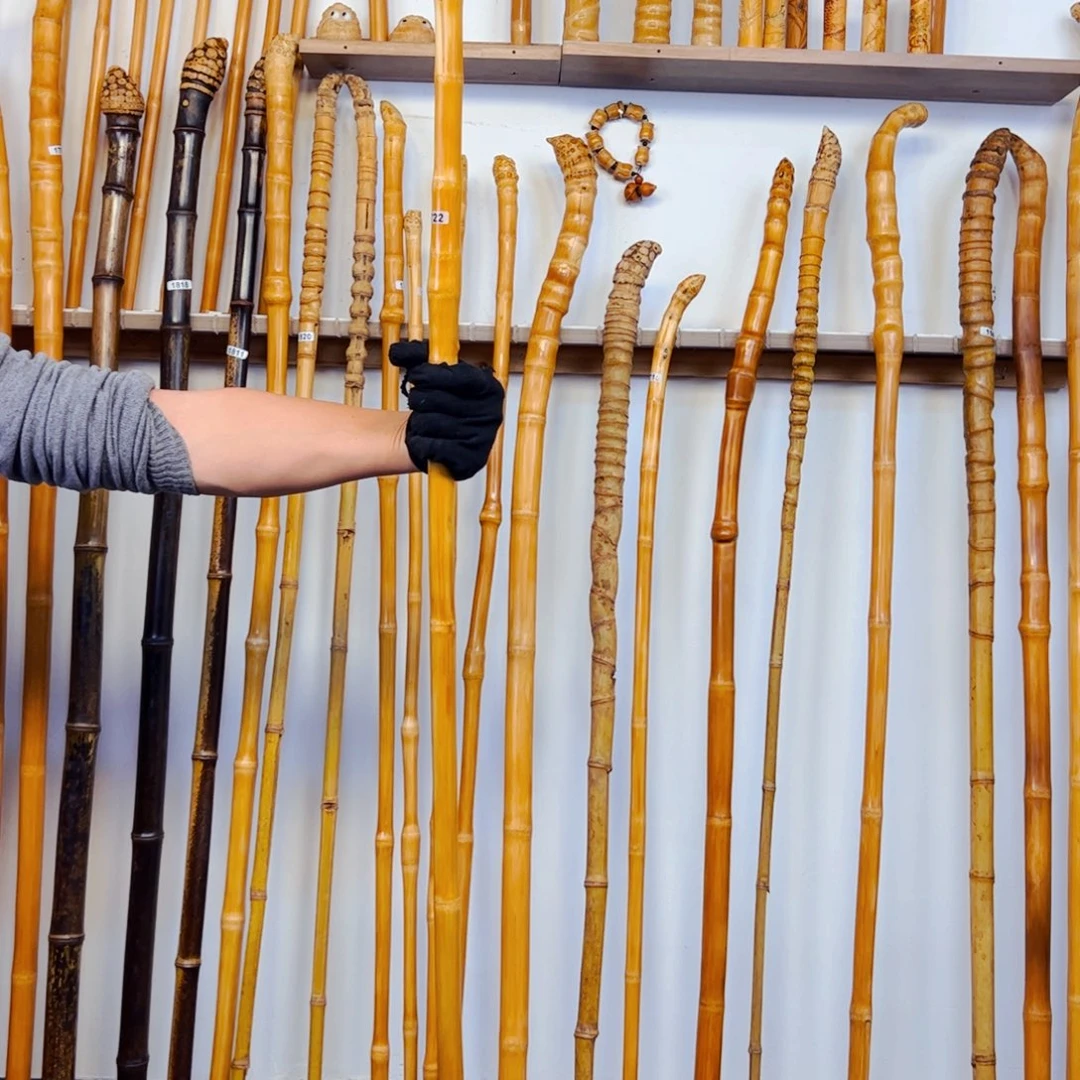 1722玉竹杖登山杖手持拐棍