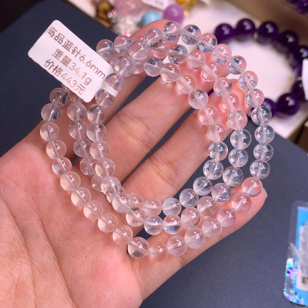 未镶嵌手链水晶蓝针水晶