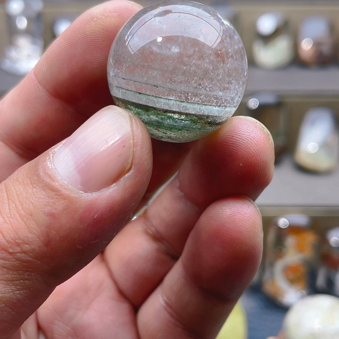 水晶颈饰未镶嵌大**闲天然水晶幽灵