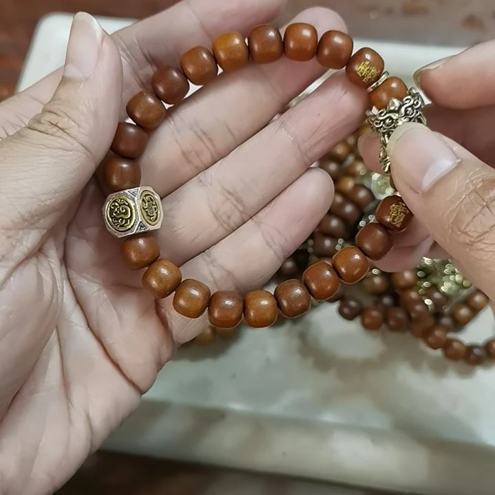 枣木手串/手链9mm桶珠