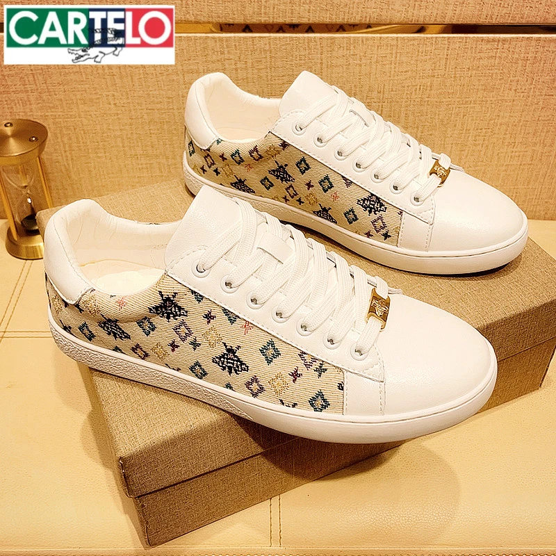 卡帝乐鳄鱼男鞋板鞋秋季新款潮流百搭轻奢爆款男士运动休闲小白鞋