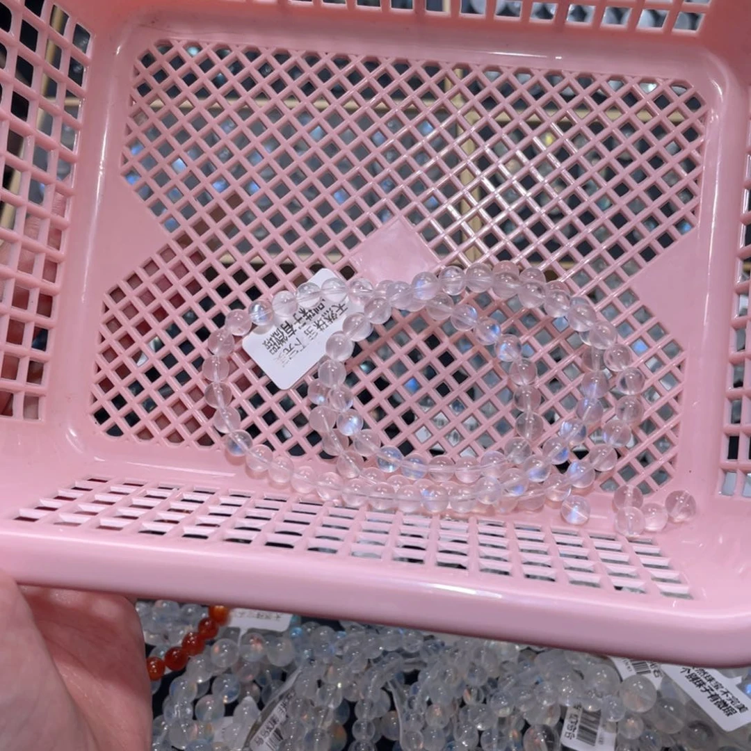 手链未镶嵌长石刘**子蓝月光手链多圈6mm