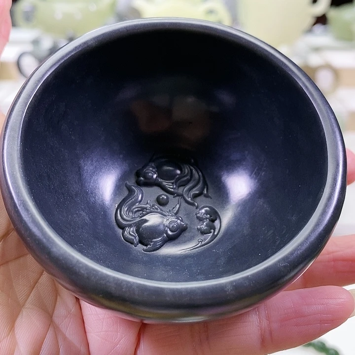 未镶嵌和田玉挂件茶盏120ml