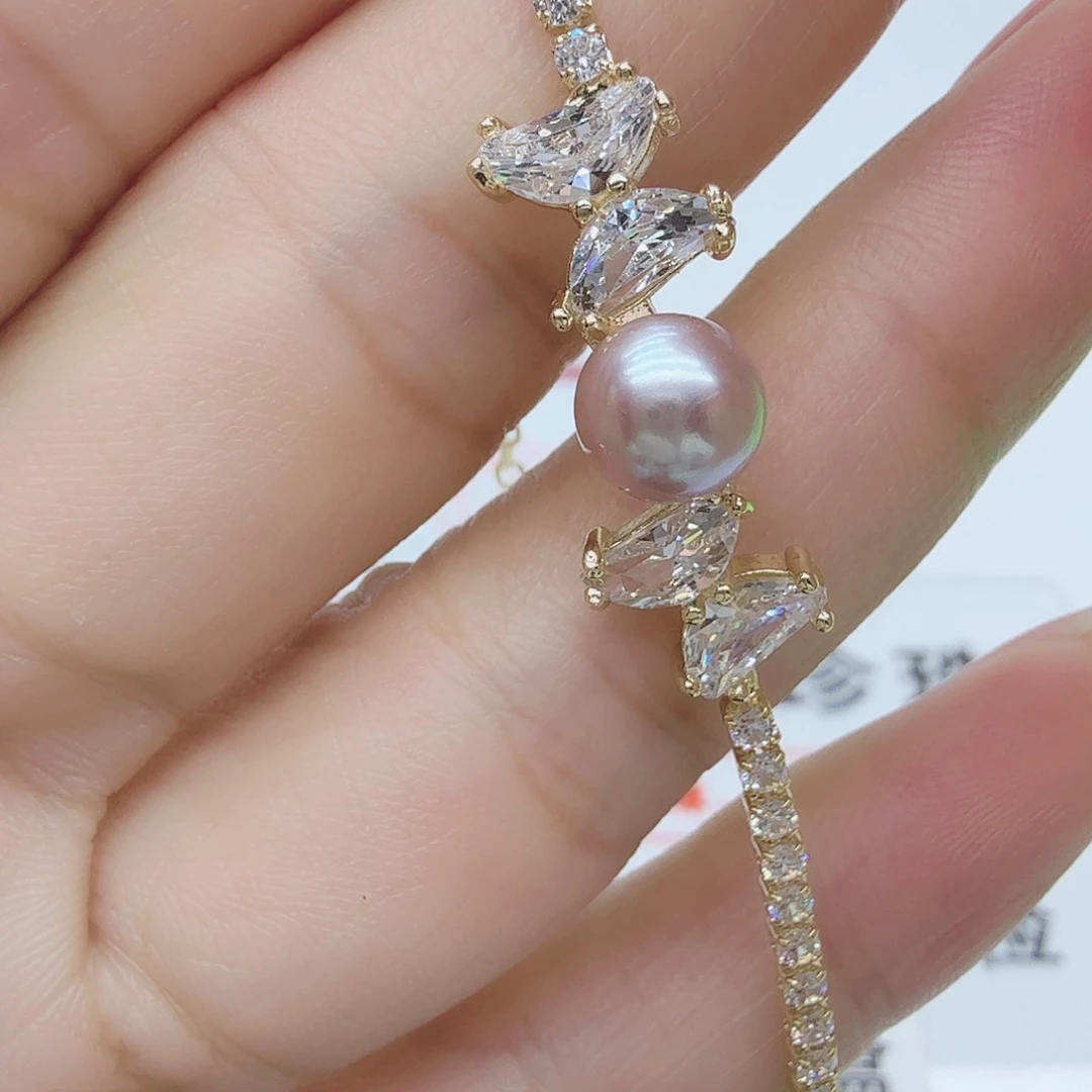 合金淡水珍珠珠宝奇石040