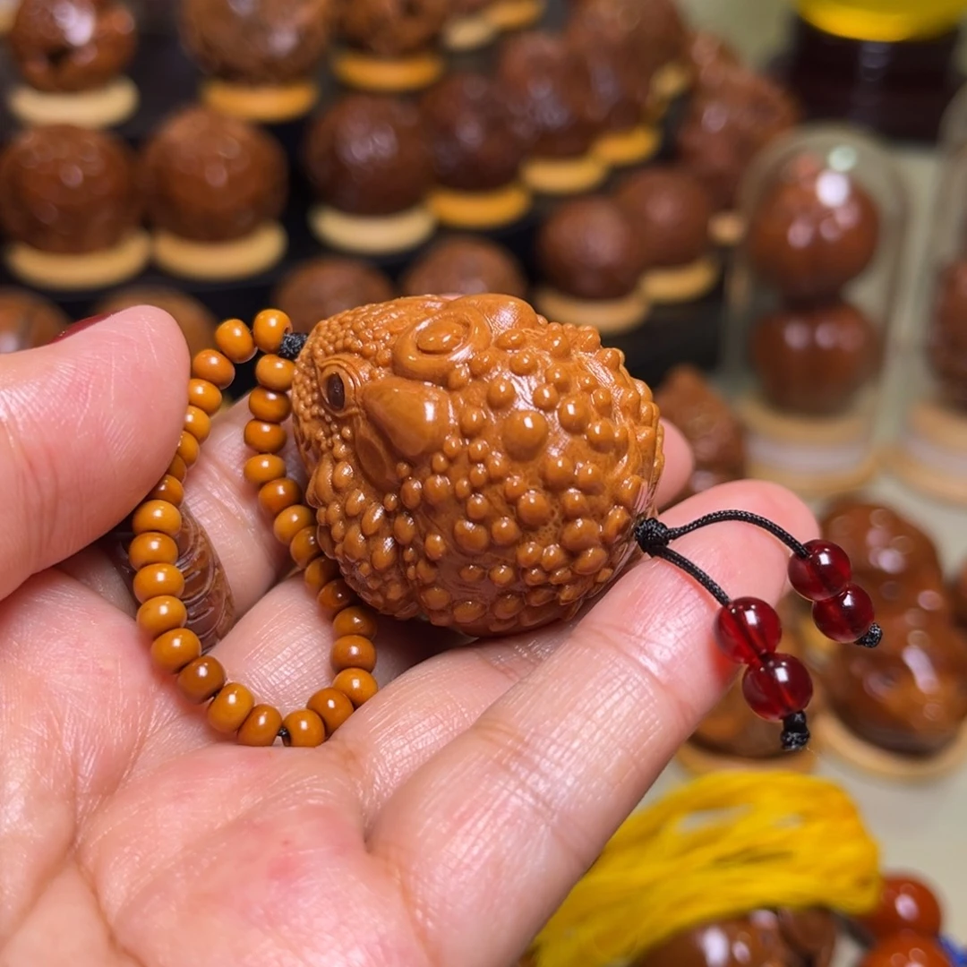 橄榄核手串/手链链子金蟾