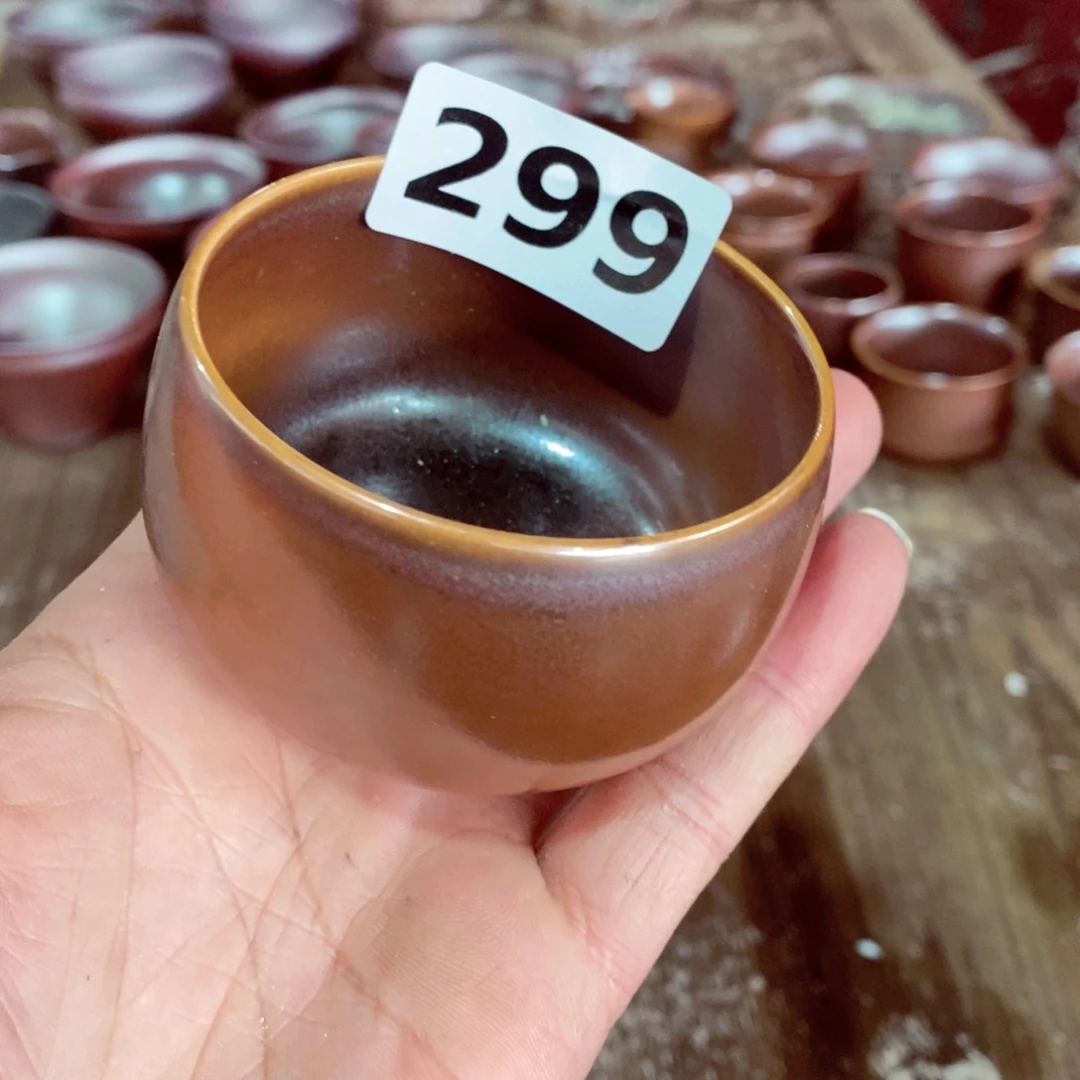 柴烧茶具陶瓷杯子