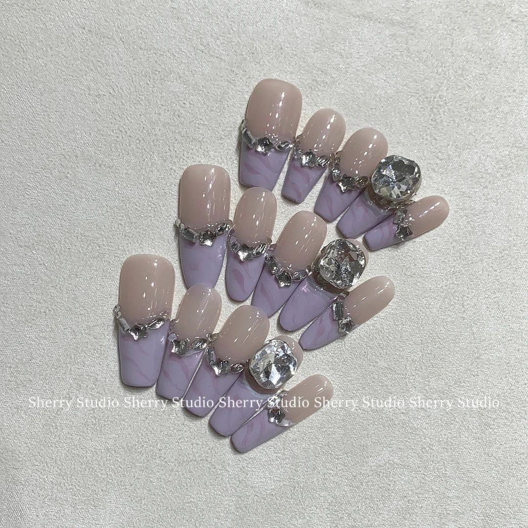 『维纳斯』Sherry-Nail设计纯手工穿戴甲仿真/可拆卸反复用美甲