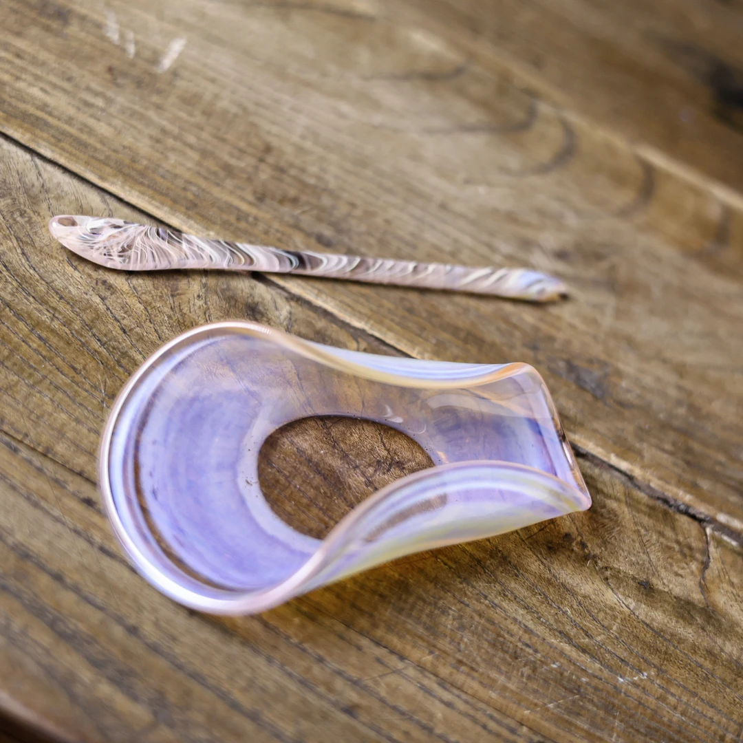 【陶珊居】粉柳叶茶则（Q6944）