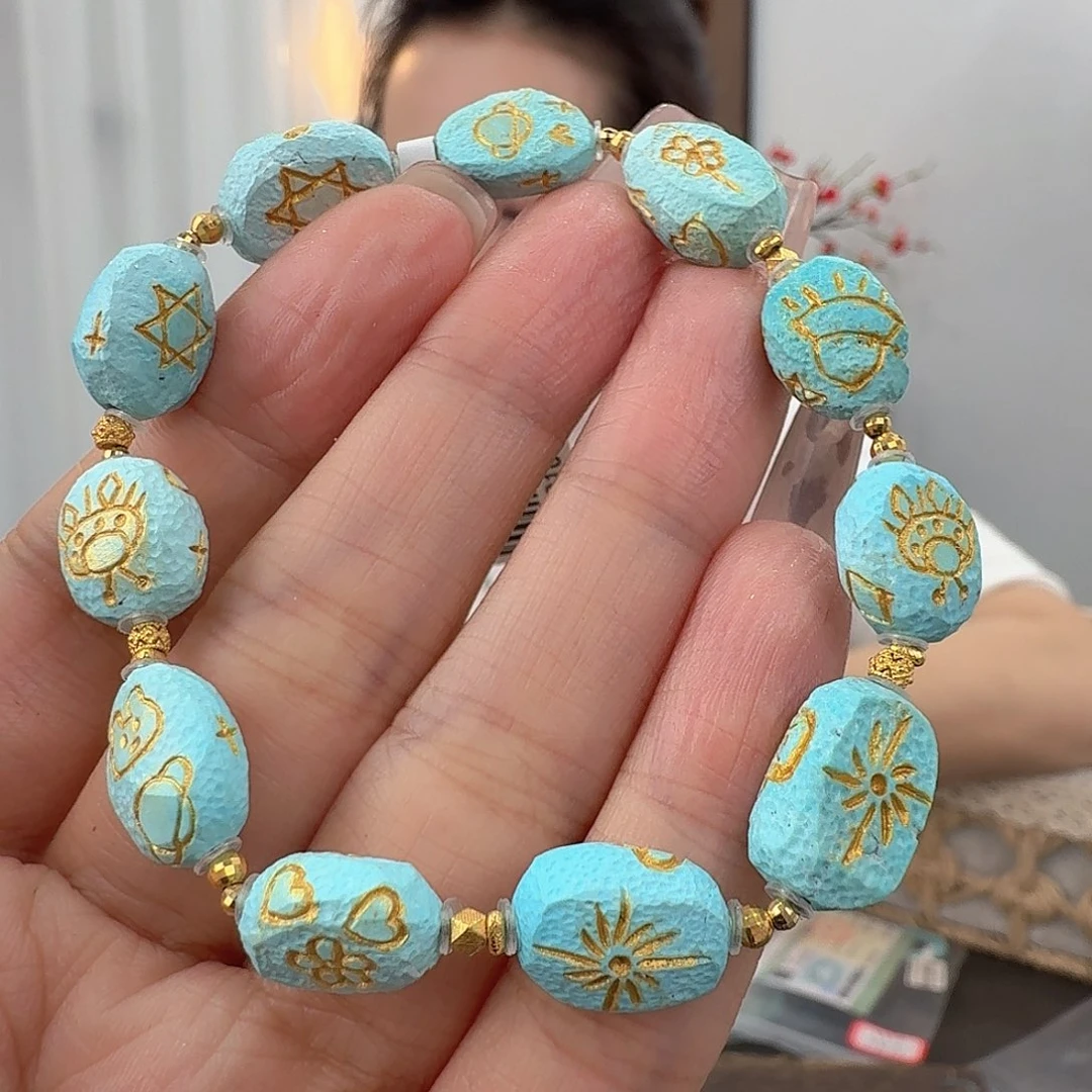 绿松石未镶嵌珠宝奇石