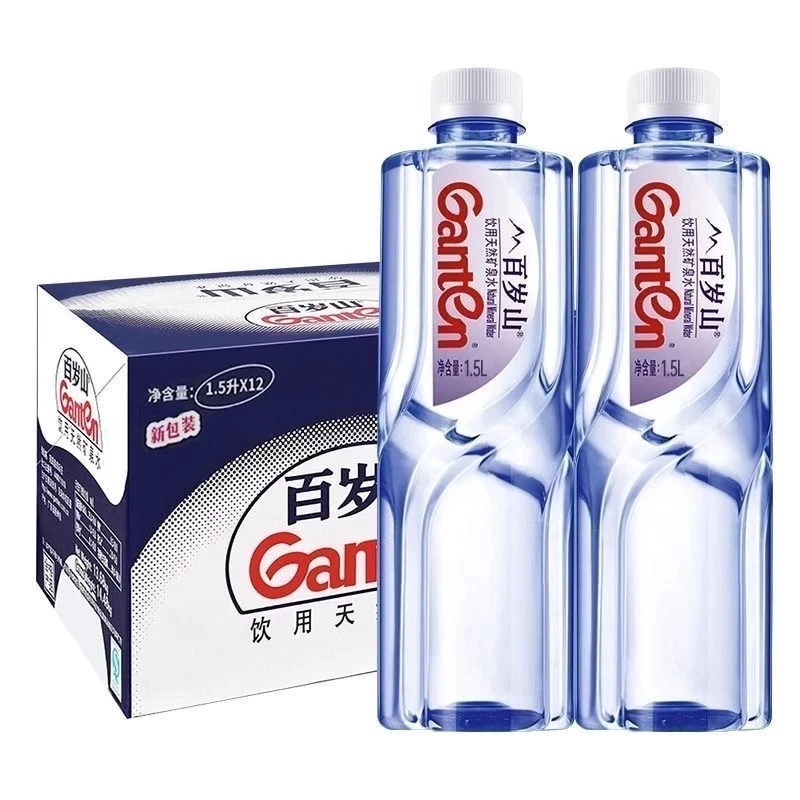 百岁山1.5L升*12天然矿泉水大瓶整箱装适合酒店车载商务泡茶饮用