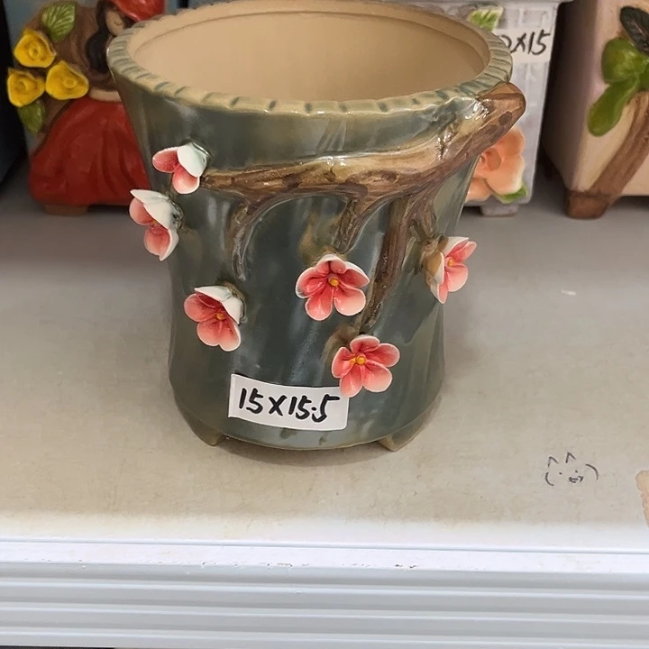 粗陶材质多肉花盆