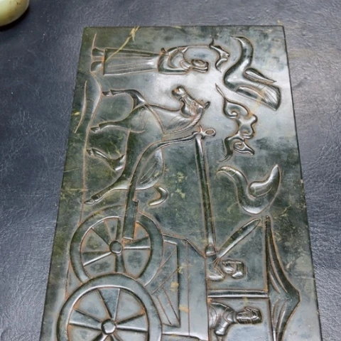 吊坠白玉菩提把件