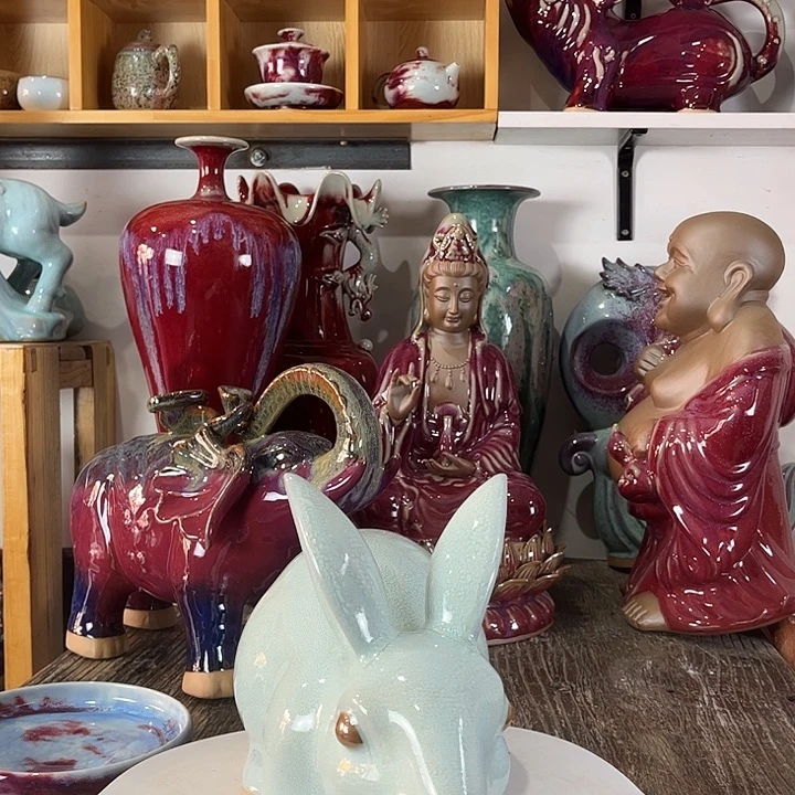 郭***伟瓷片神垕镇钧瓷艺术