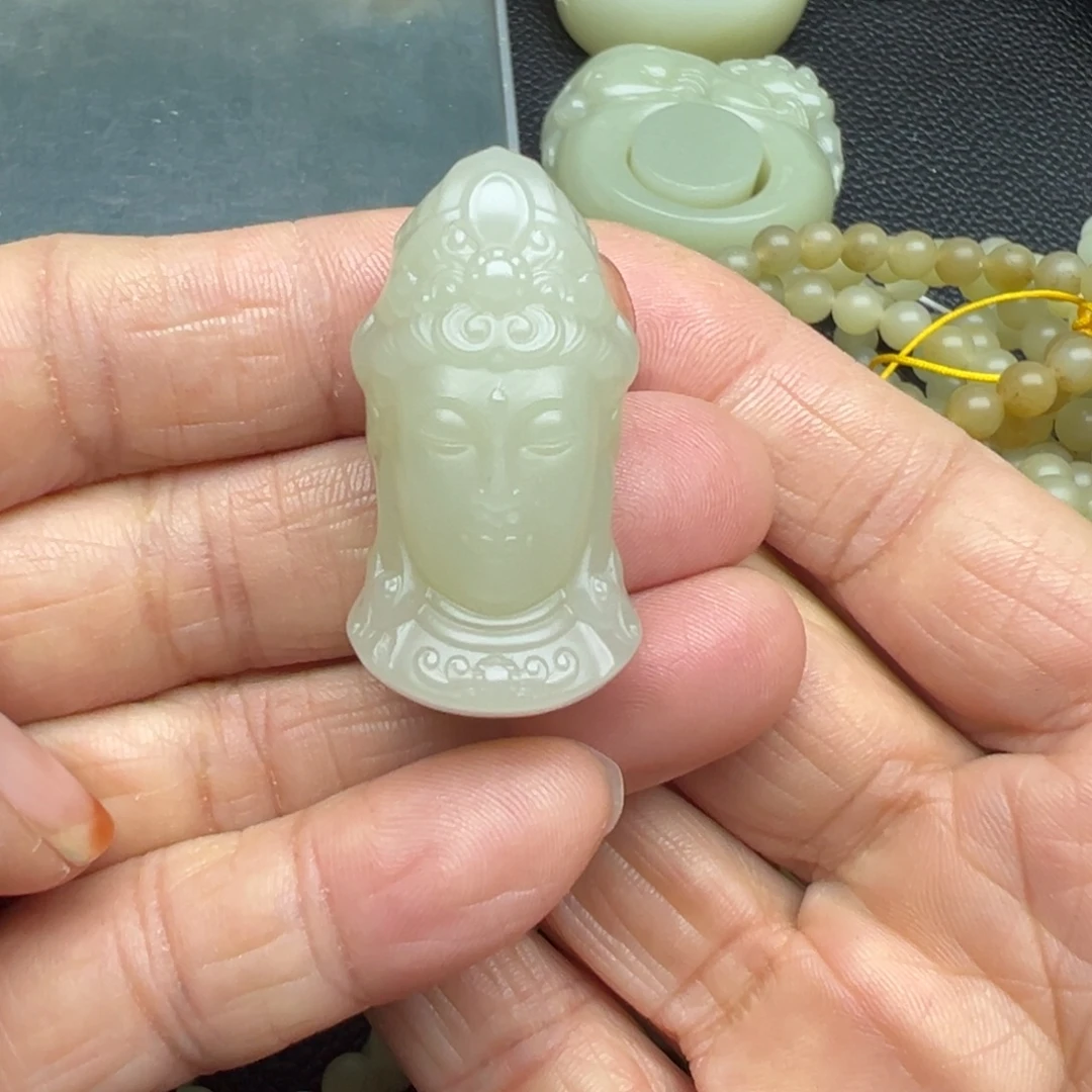 和田玉（糖玉）未镶嵌吊坠(不含链)