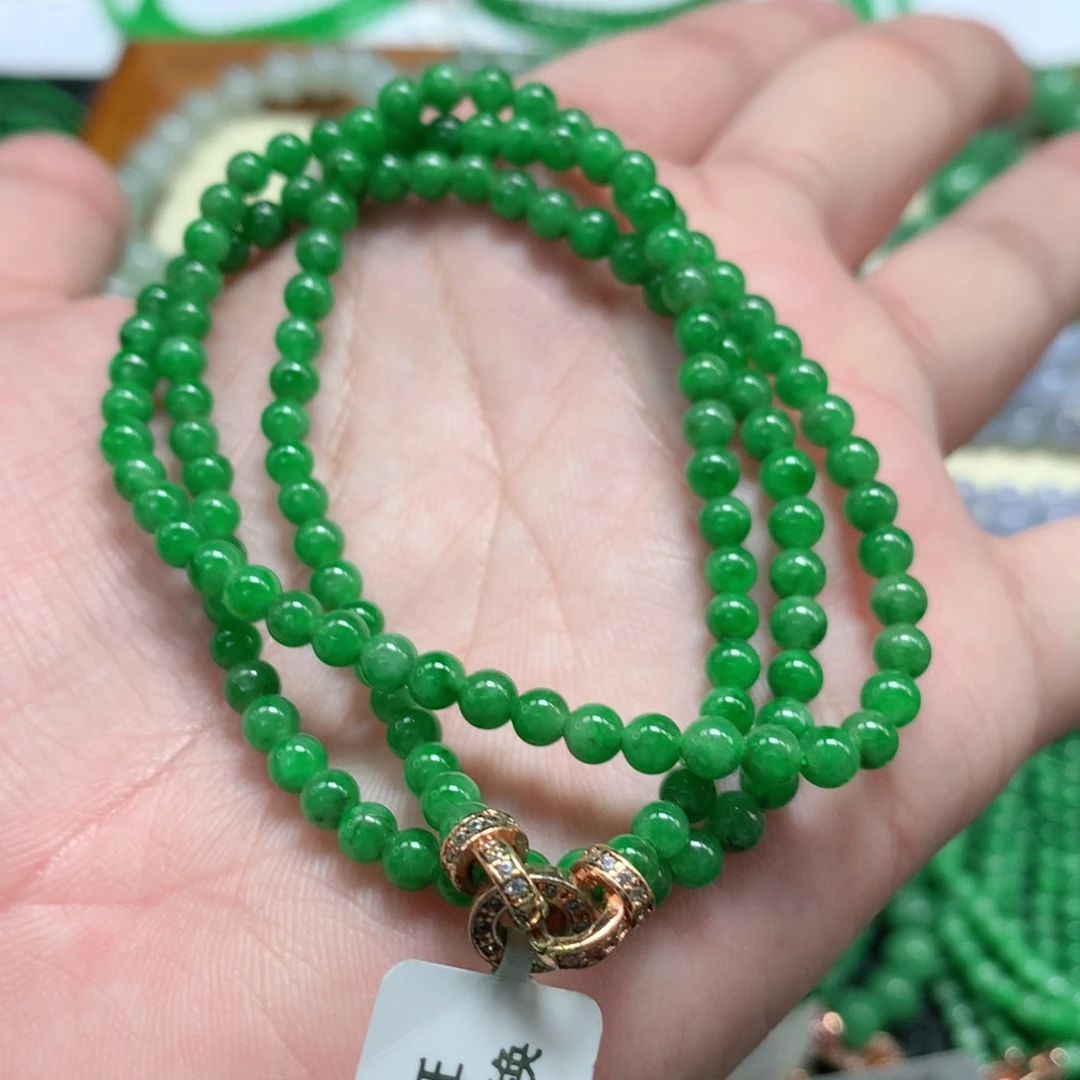 未镶嵌手链翡翠翡翠