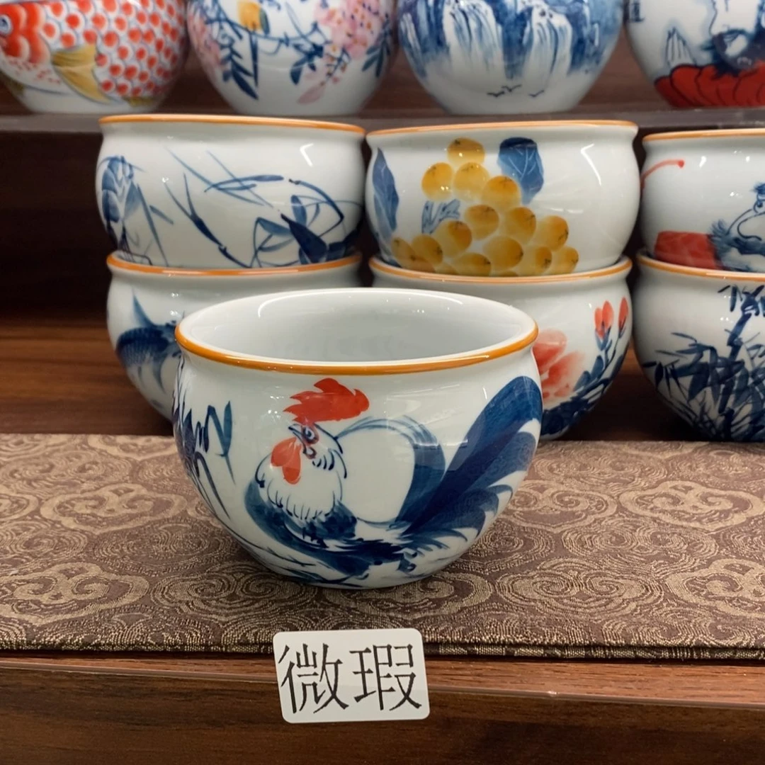 釉下彩手工绘制手工绘制