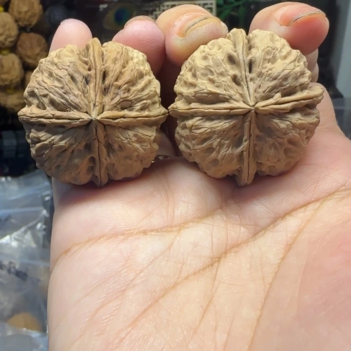 等***会吊坠文玩核桃蛮荒火风四棱35