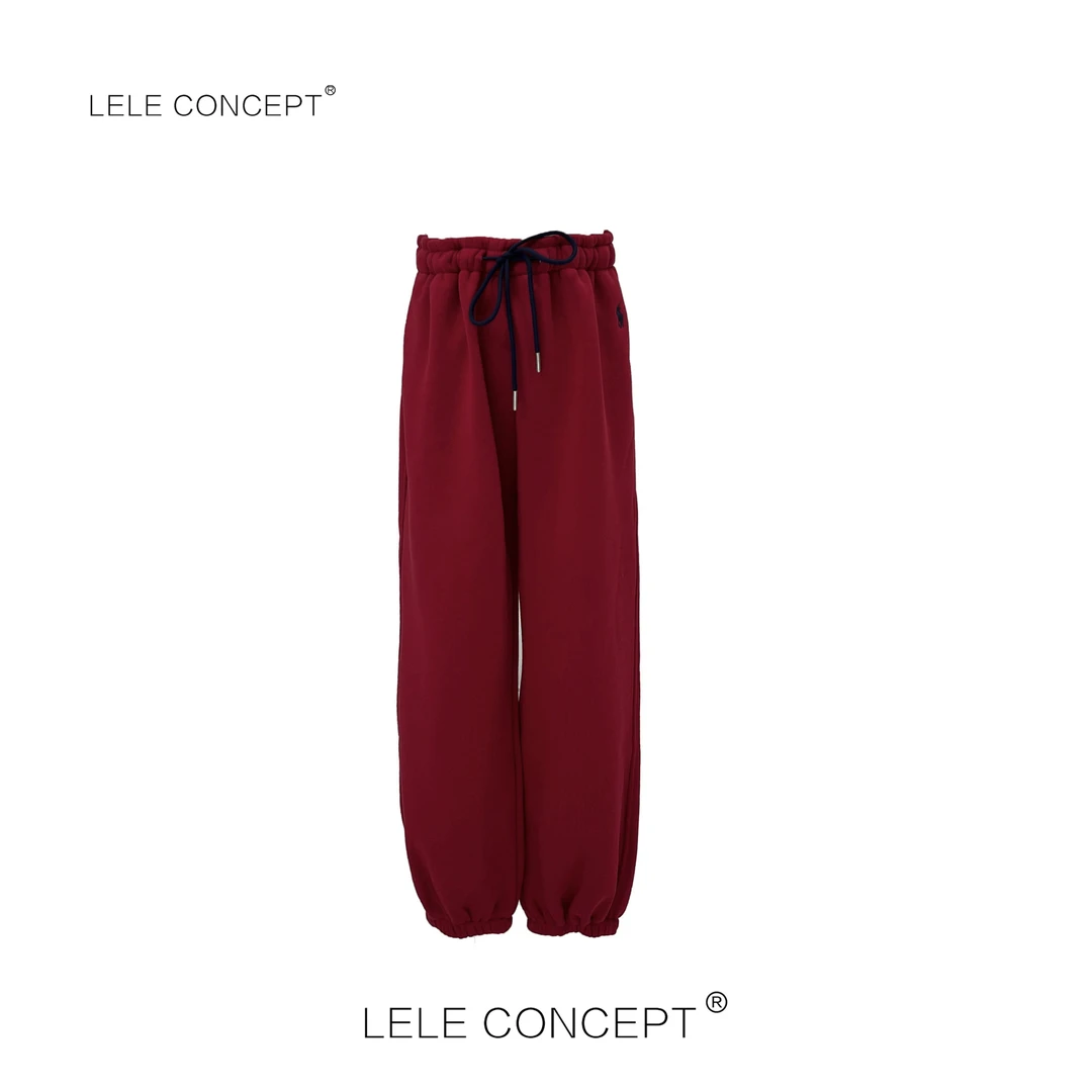 LELE CONCEPT |「夭夭」闲街头手脚抽带卫裤K0285