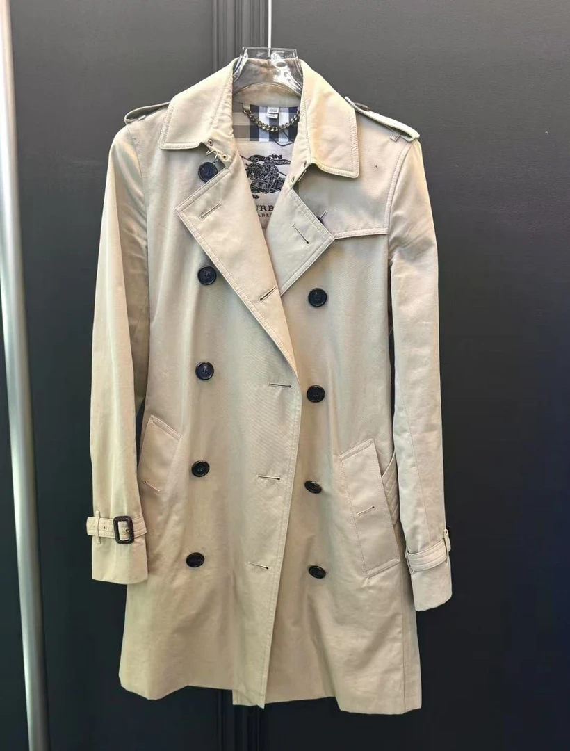 99新 BURBERRY/博柏利 有奢友得严选丨博柏利UK6码风衣001923