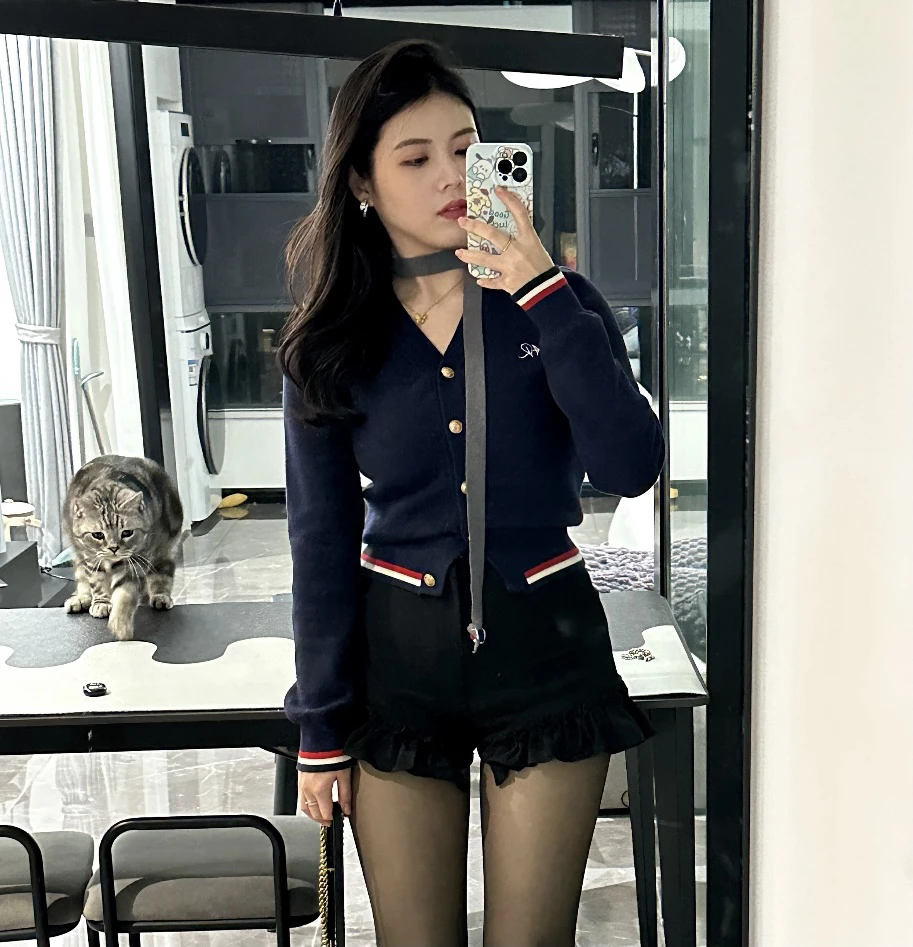95新 GUCCI/古驰  yy575  锦纶 经典花边短裤 xs码