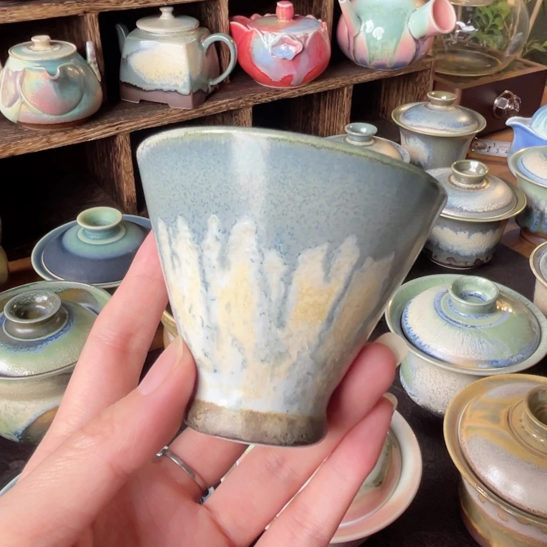 杯纯手工柴烧茶器