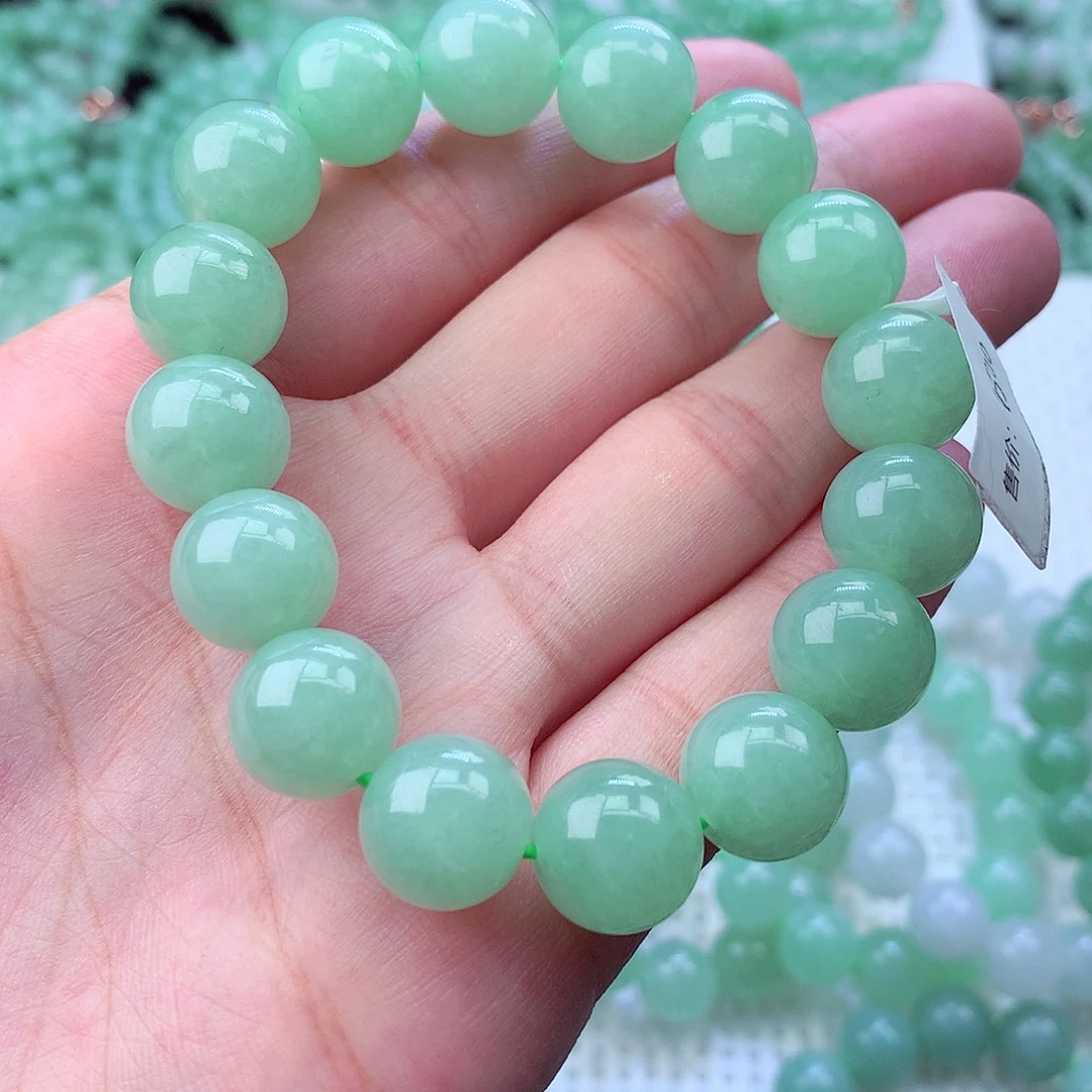 翡翠未镶嵌毛衣链卡12.6