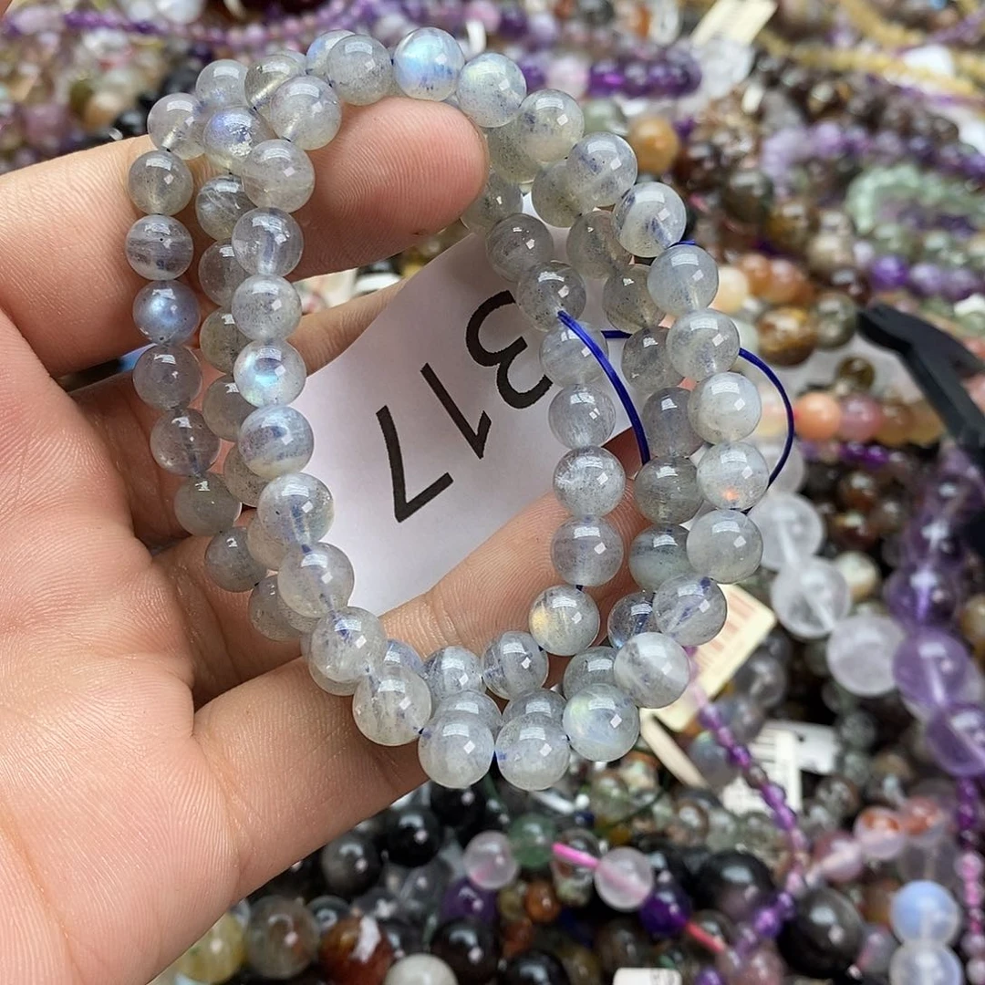 手链未镶嵌拉长石手链多样性发货