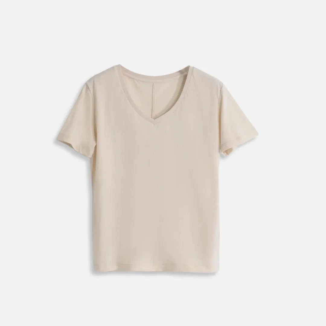 零染色环保木棉有机棉短袖T恤GDBDX003