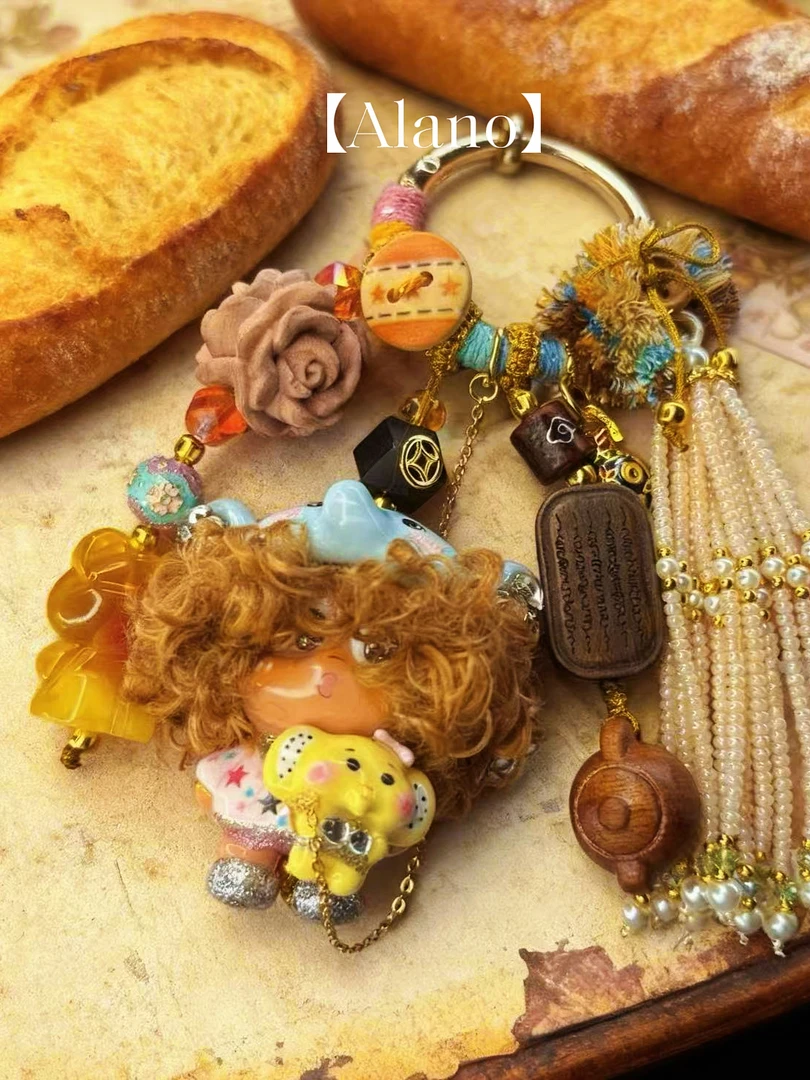 扣子潮玩：《Alano》原创手工编织DIY可爱挂绳