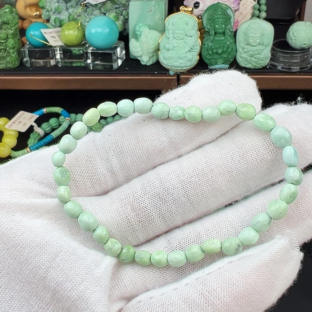 绿松石未镶嵌绿松石主播璐璐